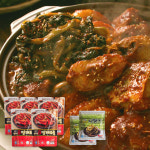 명자네 코다리조림 5팩 국내산 시래기 2팩 명태 조림 찜 반찬 : 요고바라