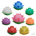 4호 만개연화등(직경15cm) 소원등 / 야외용 실내용 연등- 연등/만월등/비닐등/비닐만월등 : 붓다존