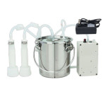 우유 채유기 유산양 축산 싱글 산양 산양유 가정용 진공 진공채유기 착출 용품 자동 젖소 양용 5L 전동 착유기 : 시랜더