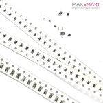 100pcs 1% 0805 SMD 저항기 0R-10M 1/8W 0R 0R1 10ohm 27ohm 1K 2.2K 4.7K 10K 100K 1R 10R 100R 150R 220R 33 : 사십팔플렉스