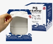 회 숙성지 참치 해동 시트지 미트페이퍼 생선 타올 핏물 제거 천연펄프 고기 해동지 200매 : DOYE