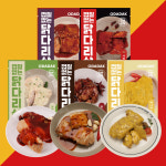 오다닭 오븐에 구운 껍질없는 닭다리살 구이 5종 130g, 10개 : 오박사닷컴