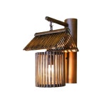 대나무 벽등 빈티지 일식집 레트로 휴양지 조명 대나무 벽등 LED : 딩밍월드