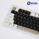 QSENN 블루퍼플 PBT 체리프로파일 한글 키캡 108키 : QSENN