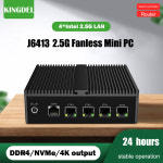 SIM 컴퓨터 i226V PC ESXI COM 라우터 4G/5G DDR4 AES-NI J6412 미니 J6413 Solt 2 4 DP 5G 인텔 팬리스 방화벽 Pfsense HDM : 렛츠원... 
