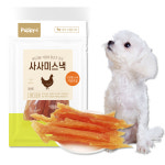 퍼피아이 애견 칭찬보상 육포 간식 사사미 스낵, 100g, 1개 : 마녀의펫