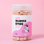 3651 미니바이츠 고양이 트릿 간식 국내산 닭가슴살, 45g, 1개 : 3651 브랜드스토어