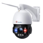 Ctronics 5MP OnvifNVRFTPNAS 5GWi-Fi PC AI 1 LAN IP66 방범 카메라 옥외 30배 광학 줌 150미터까지 분명 : Zakya