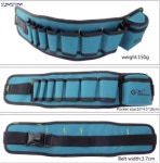 편리한 수납 멀티 공구 벨트 작업 능률 향상 허리 착용 툴 벨트 (A0537) : 용천삼리