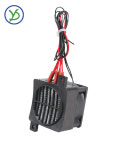히터 PTC 220V블랙 400W125x80x101 히팅기 PTC팬 사무실 24V 구형 12V 70W : 루네브Lunev