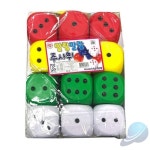 에스월드 EVA소프트 주사위 6x6cm - 봉 12개입 유아게임 행사용품 게임 : 좋은상품추천샵