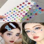 얼굴 스티커 콘서트 유리 다이아몬드 반짝이는 : 제케유통