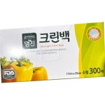 크린백 명진 17x25CM 소형 300매 X20업소용 단체용 식당용 급식용 대용량 식자재 : 신남마켓