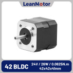 LeanMotor LM42BLS41 24V Nema17 BLDC 26W 42mm 3상 : 츄이잉마켓