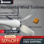3000W 풍차 터빈 발전기 전력 3kw 3 블레이드 12v 48v, 농장 가정용 Mppt/하이브리드 충전 컨트롤러 인버터 포함 : 메모리타임즈