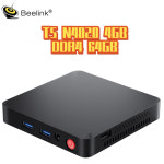듀얼 T5 4GB 2 미니 PC 2400MT/s, LAN, 64GB N4020, eMMC, 1000M LPDDR4X, Wifi5, HDMI2 3 스크린, 0 CPU, USB 0, : 렛츠원 스토어