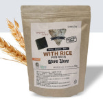 쌀이랑 김이랑 라이스칩 구운 현미 쌀과자 건강한 간식 아이 유아 어르신 사무실 무설탕 과자 : 파라팡