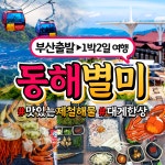 부산출발 동해별미 미식 맛집투어 1박2일 동해여행사 : 동해여행사
