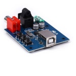 PCM2704 오디오 DAC USB to S/PDIF 사운드 카드 출력 드라이버 아날로그 디코더 모듈 보드 하이파이 3.5mm 없음 광섬유 동축 : sellna69