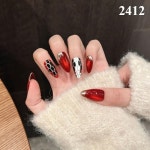 2412 수제 네일 아트 프레스온 10 개 : 제케유통