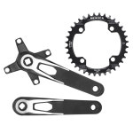 양극 처리된 서리로 덥은 길이 체인링 낙하 마감 150mm 크랭크셋 크랭크 자전거 104BCD 체인 Crank 32T : 금영마켓