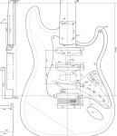 일렉기타 커스텀 설계 디자인 프리미엄 도면 세트 사운드라보 : KSH Sound Labo
