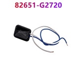 새로운 1PCS 자동차 앞문 핸들 버튼 스위치 커버 82651-G2720(왼쪽)/82661-G2720   (오른쪽) 현대 IONIQ 2016-2020 액세서리 : banamoly5