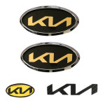 기아 카니발 소렌토 k9 k7 k5 k3 셀토스니로 골드 엠블럼 : polycar