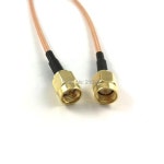 5Pcs 15cm SMA 남성-남성 RF 통신 안테나 피그테일 RG316 동축 케이블 커넥터 : 육십플렉스
