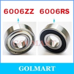 3 개/몫 30x55x13mm 6006ZZ 6006RS 크롬 스틸 베어링 6006 깊은 홈 볼 베어링 : 육십팔플렉스