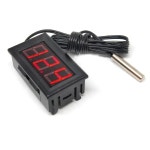 인치 온도 게이지 센서 테스터 미터 모듈 12V 56 감지기 프로브 LED 디지털 패널 Blue Blue : Chillshop2