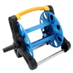 정원 호스 릴 물 저장 랙 홀더 헤비 듀티 35M 독립형 카트 트럭 도구 ganzier : 구미린