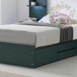 HT 무헤드SS 서랍형수납침대 슈퍼싱글프레임 딥그린 서랍형침대프레임슈퍼싱글 : 향기나무숩