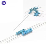 50pcs 금속 필름 저항기 2W 2W 1% 10 12 15 18 20 22 24 27 30 33 36 39 43 47 51 56 62 68 75 82 91 K R E 옴 : 칠십이플렉스