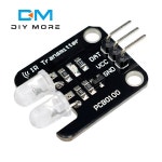 PCB0100 Arduino 전자 빌딩 블록용 2 채널 적외선 송신기 모듈 IR : 베스트321지
