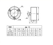 미니 타입 중량 센서 500KG 로드셀 압력 : 리을트리