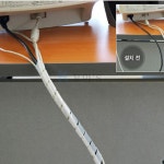 꼬미s 스크류코드정리 중 1.5M투명 케이블 사무실 PC전선 전선정리 충전기선 학교 : 천억샵몰