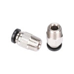 공압 커넥터 PC4-01 M10 1.75mm 3mm PTFE 튜브 퀵 커플러 3d V6 용 j 헤드 피팅 원격 핫 보우 덴 압출기 : banamoly2