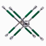 렌치 러그 4WAY 14인치 웨이트 있는 유니버셜 21mm CRV Lug 장착용 너트 7 L형 슬리브 17 [접이식] 십자가 길이 35mm [접이식] 십자가 길이... 