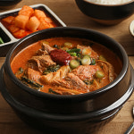 극소수 순살 뼈해장국 우거지 뼈없는 감자탕 1인분 국밥 간편 냉동 레토르트 시레기 캠핑 : 극소수