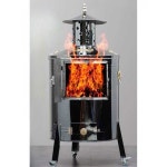 용광로 쓰레기소각드럼통 휴지소각 난로 소형 굴뚝 드럼통 블랙 두꺼운 중형 블랙 티타늄 스텐레스 스틸로 62 138cm 회반송 삽 : 제이킹스타