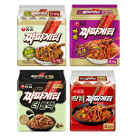 농심 짜파게티 마라짜파게티 더블랙 사천 각 멀티팩1개씩 4개 총17봉지 : 글로리마켓