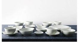 청아한 물빛의 고백자 4인 한식기(25p) : 송자네
