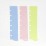 [다빈치] A7 포켓 6공 다이어리 컬러 북마크 (3색) : 슬렁슬렁slungslung