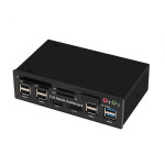 컴퓨터 베이 패널 25 전면 Sata 인치 5 오디오 허브 카드 PC 리더, USB 2 멀티 0 광학 케이스 3 E-Sata 드라이브 : 렛츠넷 컴퍼니