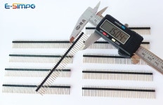 54mm 13 15 17 23 30mm 커넥터 점퍼 20pcs 짧은 단일 PCB 헤더 11 스트레이트 와이어 Rohs 골드 L7 1X40P : 오두막35