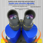 기계식 MOS260 B11 MOS300 쌍안 삼안 스테레오 현미경 6 45X 연속 줌 휴대폰 PCB 수리 도구 MOS260-B11 : 경 홍 상 사