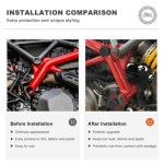 Hypermotard 950 프레임 엔드 캡 Ducati SP 오토바이 액세서리 구멍 커버 : banamoly10