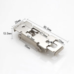 DIN 어댑터 DIN MH 금속 02 레일 장착 레일 MH 마운트 06 PCB : 오두막33