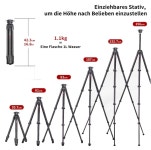 Coman X F38 V 카본 비디오 여행용 삼각대 1/4 나사 360 볼 헤드로 조정 가능 Zero Zero F38 : 경 홍 상 사